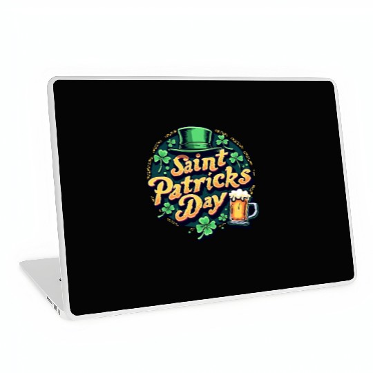 Saint Patrick`s Day Beer Laptop Skins