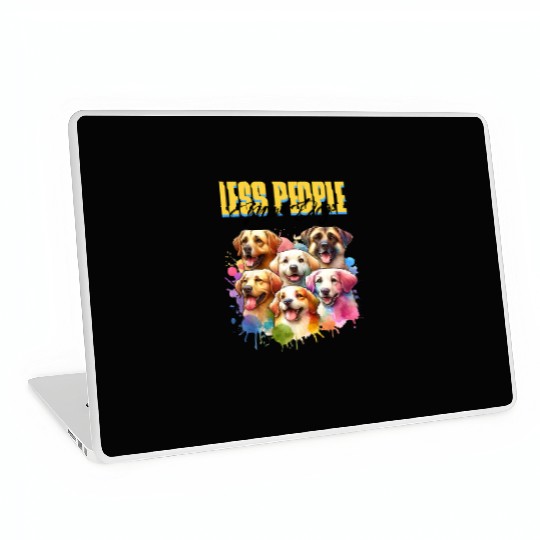 Less People Moor Dogs Laptop Skins