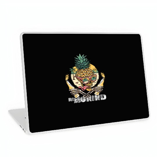 Rise and Grind – Tropical Skull Party Laptop Skins