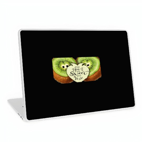Your Heart is Sweet as Your Taste – Kiwi Love Laptop Skins
