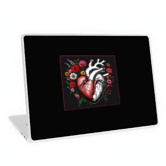 Flower Heart Spring by Tobe Fonseca Laptop Skins