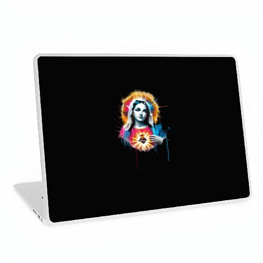 Our Lady Street Art Style Laptop Skins