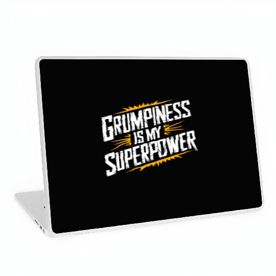 Grumpy Old Man Laptop Skins