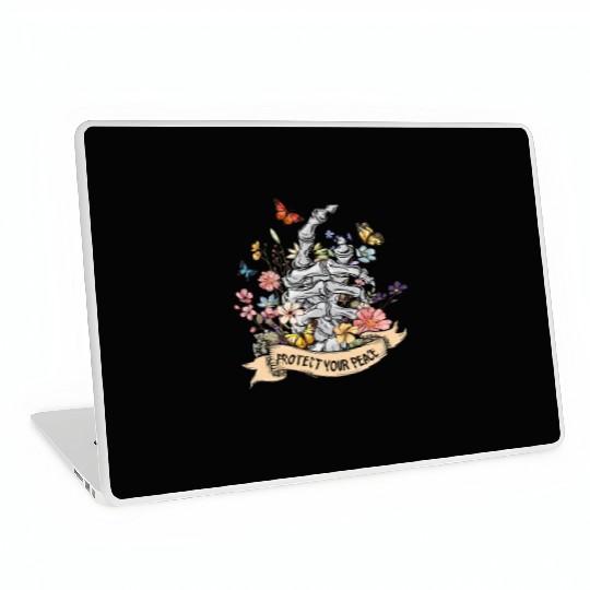 Protect Your Peace Mindfulness Laptop Skins