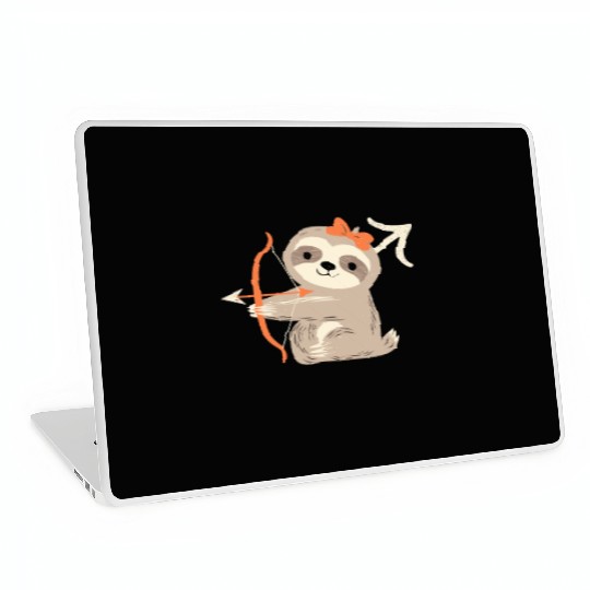 Sagittarius Zodiac Sloth Archer Design for Laptop Skins
