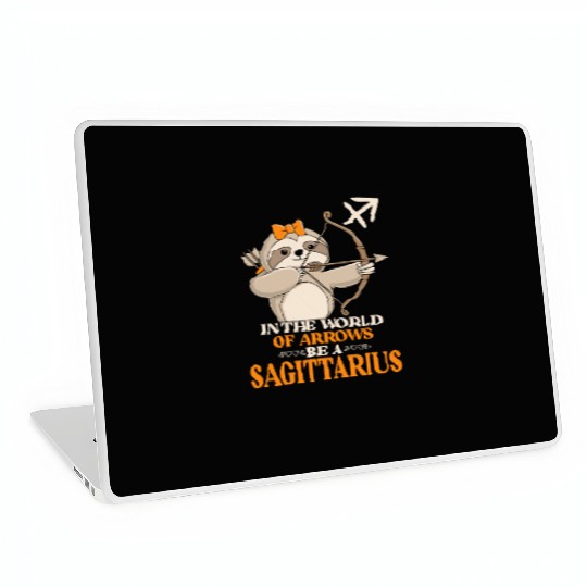 In The World Of Arrows Be A Sagittarius Zodiac Laptop Skins