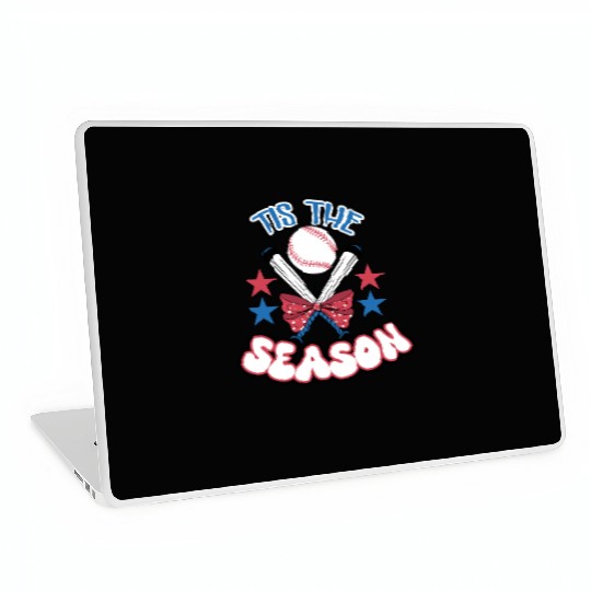 Tis the season - Baseball Mom Theme Laptop Skins