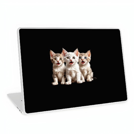 Surprised Kittens Laptop Skins