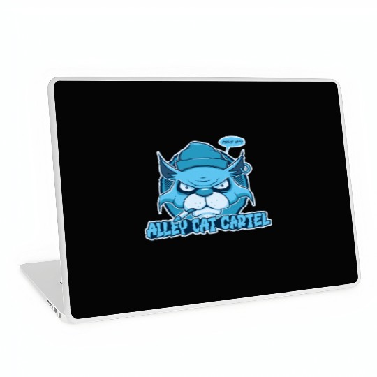 Allet Cat Cartel Funny Cat Lover Laptop Skins