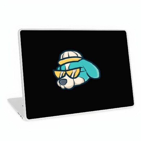 Cool Pup Vibes – Streetwear Dog Art Laptop Skins