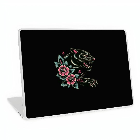 Black Panther Flash Tattoo Laptop Skins