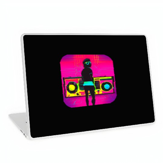 80s iconic retro vintage culture Laptop Skins