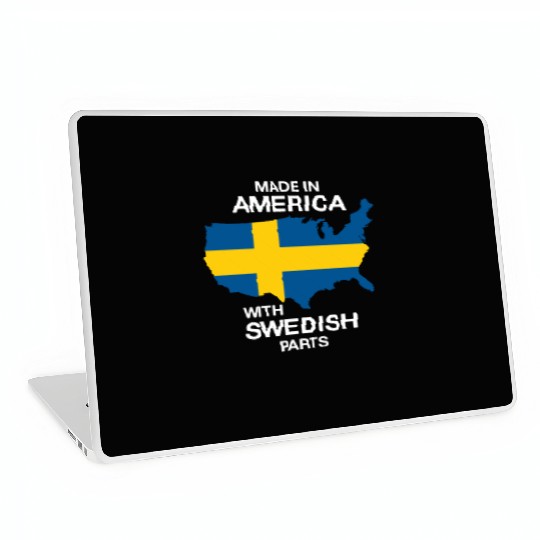 Made In America With Swedish Parts Laptop Skins