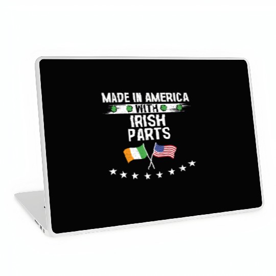 Made In America With Irish Parts Laptop Skins