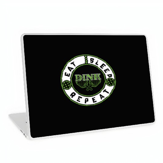 Pickleball Funny Laptop Skins Eat Sleep Dink Repeat
