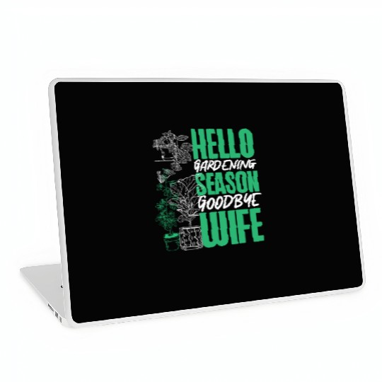 Plant Lover Gardening Husband Wife Laptop Skins