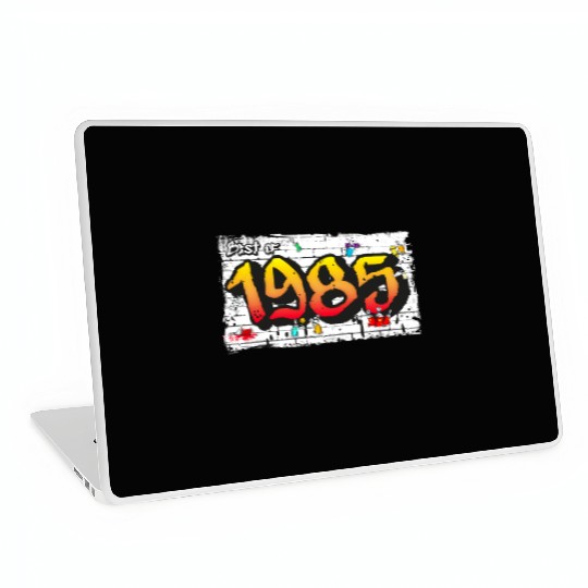 Best of 1985 Graffiti – 40 Years of Neon Nostalgia Laptop Skins