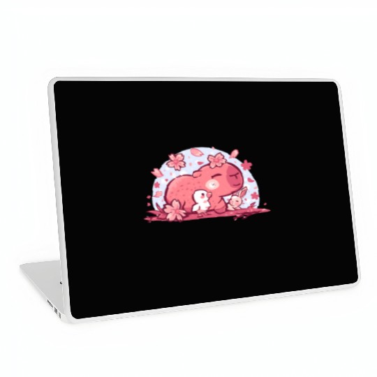 Pink Spring Friends Laptop Skins