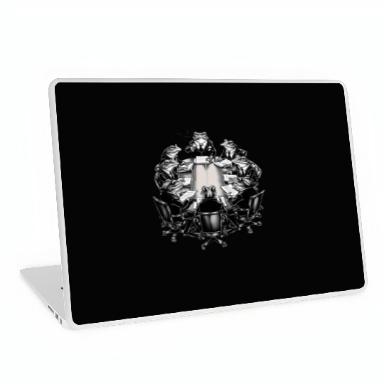 Frog Business Meeting Laptop Skins