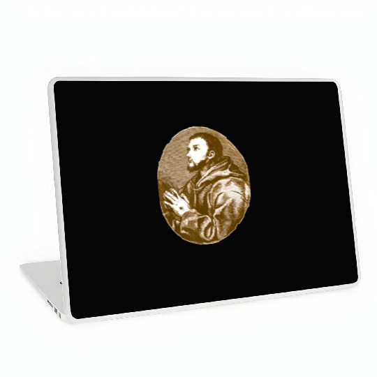 St Francis of Assisi Patron Saint of Animals Laptop Skins