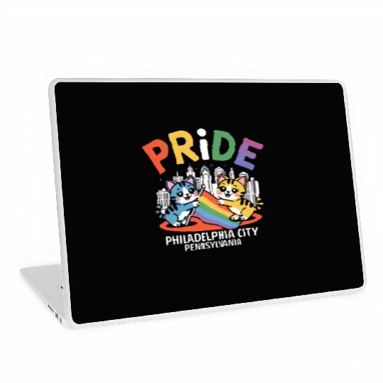 Pride Month Philadelphia City Pennsylvania USA Rai Laptop Skins