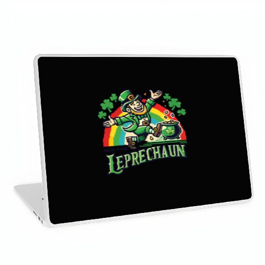 St. Patrick's Day Kleeblatt Rainbow Kobold Laptop Skins