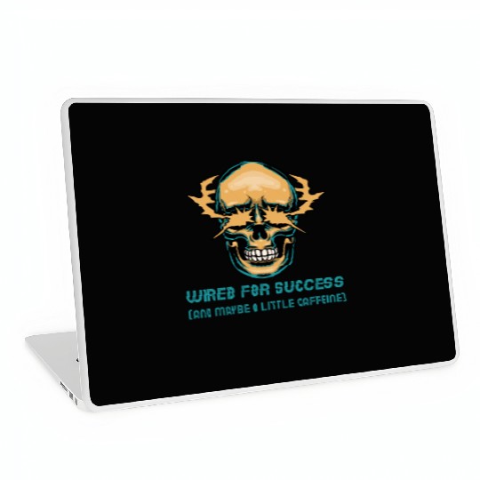 Wired for success (and maybe a little caffeine) Laptop Skins