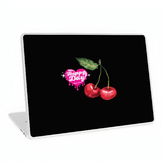 Happy Cherry Day Laptop Skins