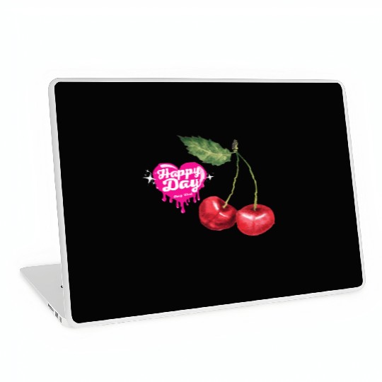Happy Cherry Day Laptop Skins