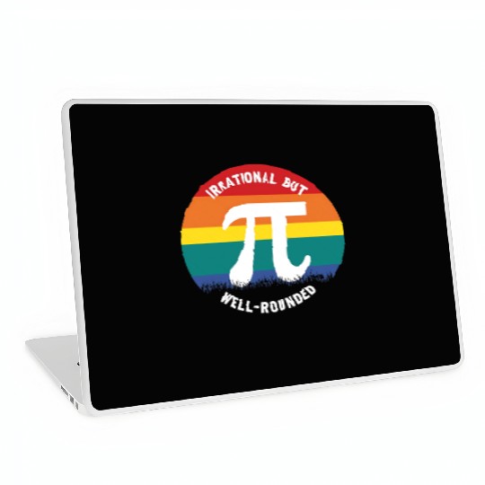 Funny Math Pi Symbol | LGBTQ+ Pride Laptop Skins