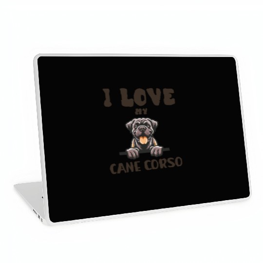 I Love My Cane Corso Laptop Skins