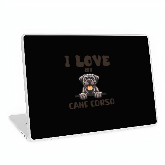 I Love My Cane Corso Laptop Skins