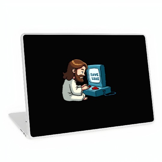 Jesus Saves and Loads Laptop Skins