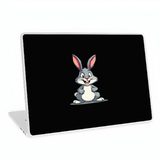 Funny Easter Bunny Cute Bunny Easter Laptop Skins