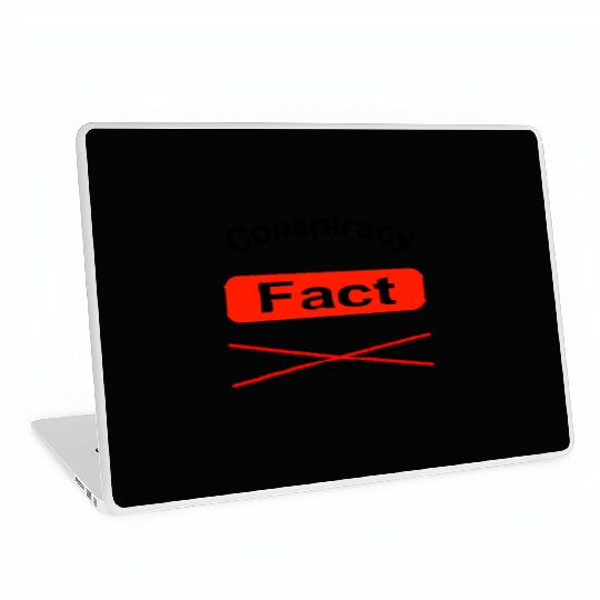conspiracy fact Laptop Skins
