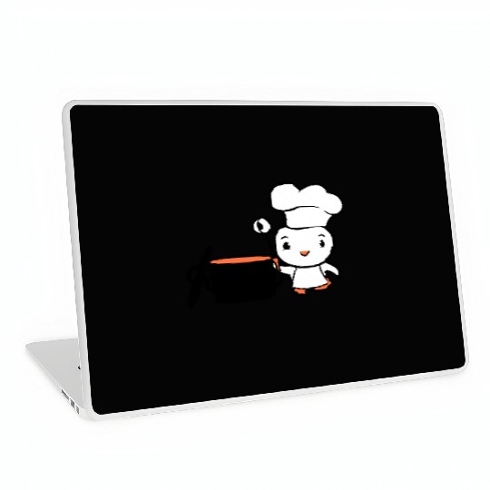 Bird Chef Cooking Pot Duck Delicious Hunger Food Laptop Skins