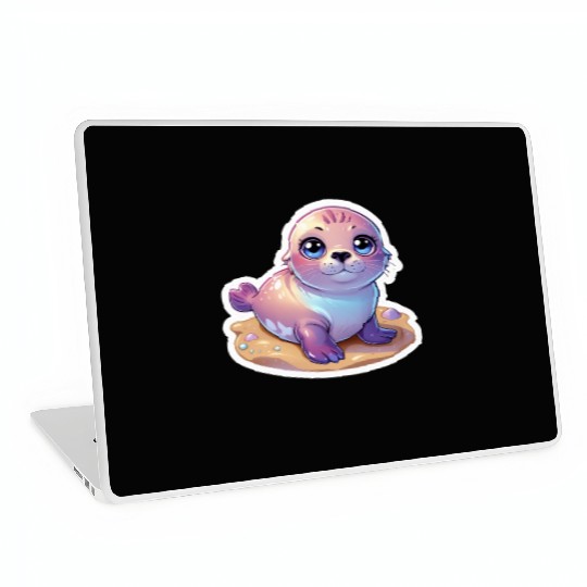 Adorable Seal Sticker Laptop Skins