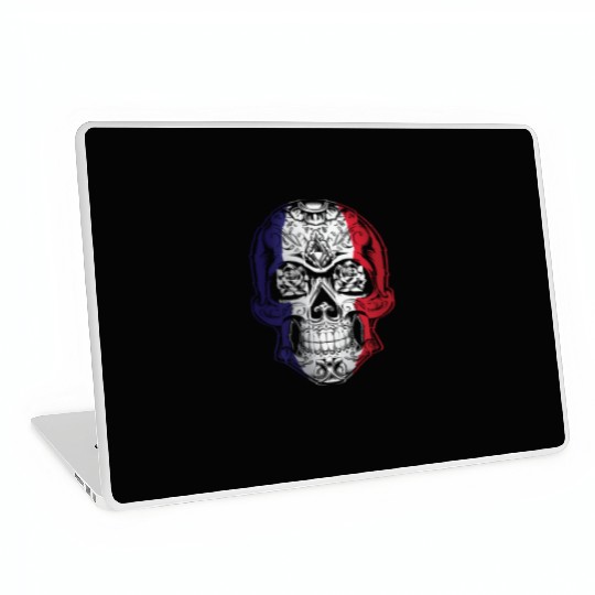 France X Head Skull Flag Laptop Skins