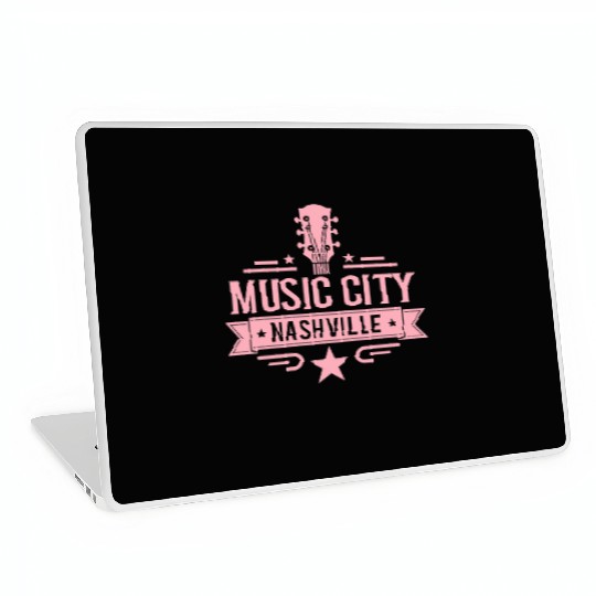 Music City Nashville Guitar Tennessee Laptop Skins