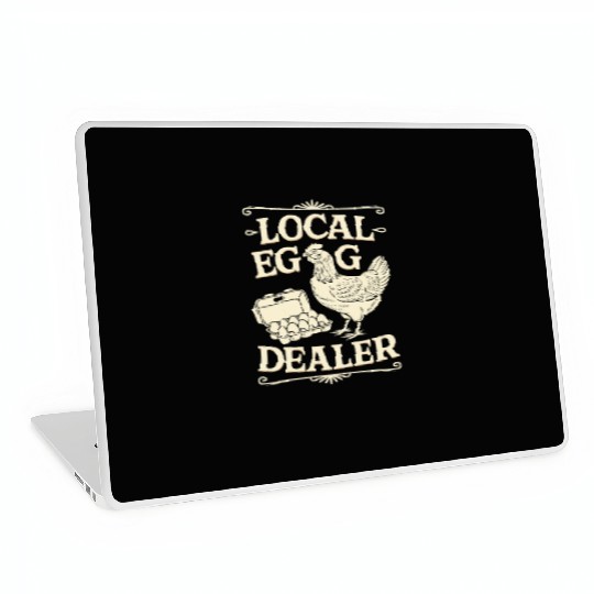 Local Egg Dealer Easter Sunday Egg Chicken Farm Laptop Skins