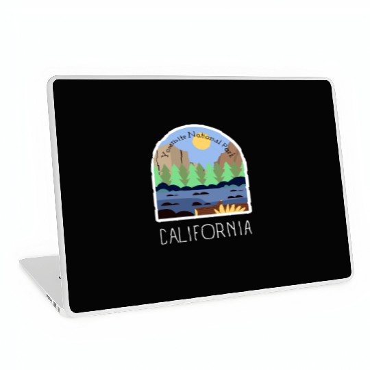 Retro Yosemite National Park California Laptop Skins