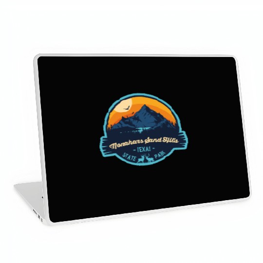 Monahans Sand Hills State Park Camping Texas Badge Laptop Skins