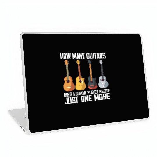 How many guitares for guitarist guitar player Laptop Skins