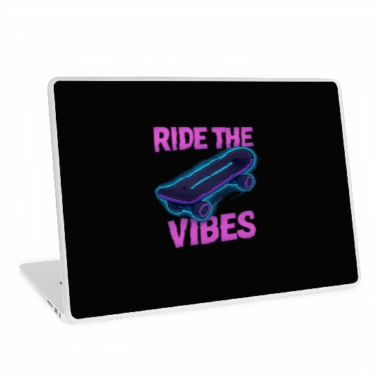 Neon Skate Vibes – Youth Streetwear Laptop Skins