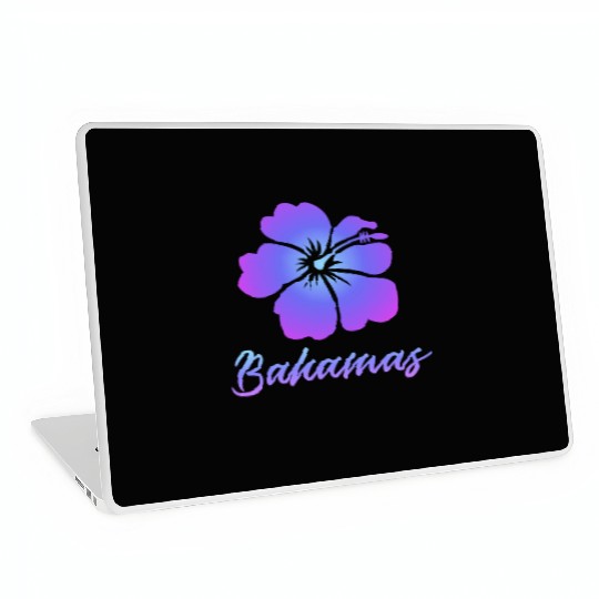 Bahamas Hibiscus Laptop Skins