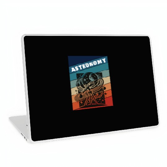 Astronomy Retro Style Laptop Skins