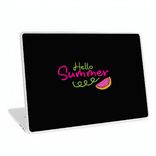 Hello Summer Cute Watermelon Laptop Skins