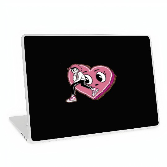 Cute Laptop Skins Kid & Heart – Adorable Urban Love Desi