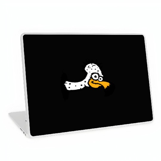 Vulture scavenger bird funny vultures fun cartoon Laptop Skins