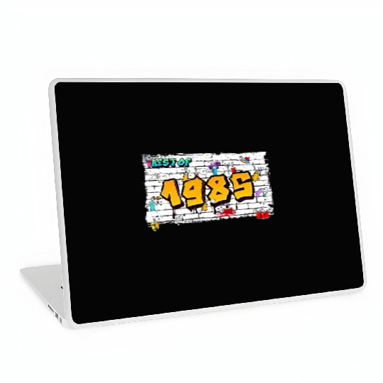 Best of 1985 Graffiti – 40 Years of Neon Nostalgia Laptop Skins